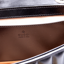 Load image into Gallery viewer, Gucci GG Marmont Aria Leather Shoulder Mini Flap Bag Black
