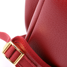 Load image into Gallery viewer, Gucci Ophidia Double Buckle Leather Medium Backpack Bag Red
