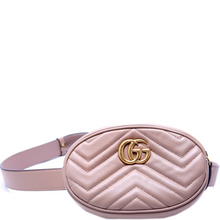 Load image into Gallery viewer, Gucci GG Marmont Leather Belt Bag Pink
