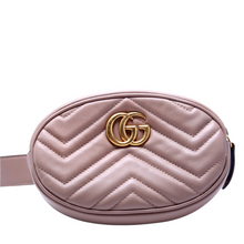 Load image into Gallery viewer, Gucci GG Marmont Leather Belt Bag Pink
