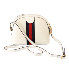 Load image into Gallery viewer, Gucci Ophidia Leather Small Crossbody Bag Cream
