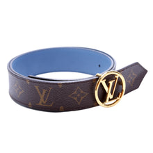 Load image into Gallery viewer, LV Circle Reversible Monogram Leather Belt Size 80/32
