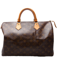 Load image into Gallery viewer, Louis Vuitton Speedy 35 Monogram Canvas Tote Bag Brown
