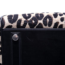 Load image into Gallery viewer, Louis Vuitton Stephen Sprouse North/South Leopard Chenille Tote Black /Beige
