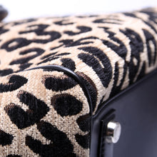 Load image into Gallery viewer, Louis Vuitton Stephen Sprouse North/South Leopard Chenille Tote Black /Beige
