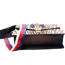 Load image into Gallery viewer, Gucci Sylvie Calfhair Leather Shoulder Bag Small Cheetah
