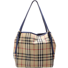 Load image into Gallery viewer, Burberry Canterbury Horseferry Coated Canvas Small Tote Bag Beige
