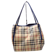 Load image into Gallery viewer, Burberry Canterbury Horseferry Coated Canvas Small Tote Bag Beige
