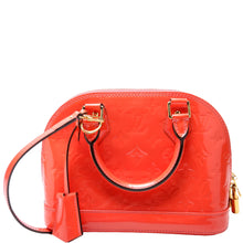 Load image into Gallery viewer, Louis Vuitton Alma BB Monogram Vernis Satchel Bag Orange
