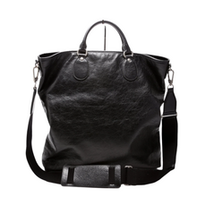 Load image into Gallery viewer, Gucci Calfskin Leather Morpheus Large Tote Bag Black
