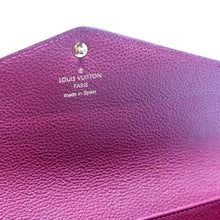 Load image into Gallery viewer, Louis Vuitton Sarah Monogram Empreinte Leather Wallet Berry
