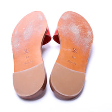 Load image into Gallery viewer, Louis Vuitton Lock It Flat Mules Red Size 39
