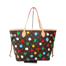 Load image into Gallery viewer, Louis Vuitton Neverfull W/P Wallet MM Painted Dots Shoulder Bag Brown
