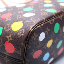 Load image into Gallery viewer, Louis Vuitton Neverfull W/P Wallet MM Painted Dots Shoulder Bag Brown
