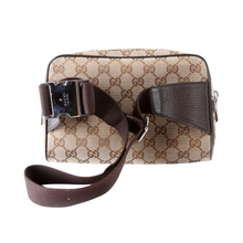 Load image into Gallery viewer, Gucci GG Canvas Belt Bag Brown
