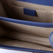 Load image into Gallery viewer, Gucci Interlocking GG Leather Small Crossbody Bag Blue
