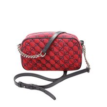 Load image into Gallery viewer, Gucci Marmont Small Canvas Camera Bag Bicolor
