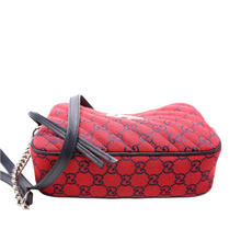 Load image into Gallery viewer, Gucci Marmont Small Canvas Camera Bag Bicolor
