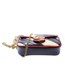 Load image into Gallery viewer, Gucci Marmont Super Mini Flap Torchon Leather Crossbody Bag Multicolor
