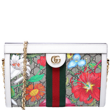 Load image into Gallery viewer, Gucci GG Supreme Flora Ophidia Small Chain Canvas Shoulder Bag Multicolor
