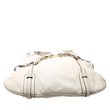 Load image into Gallery viewer, Gucci Horsebit Leather Large Hobo Bag Ivory
