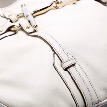 Load image into Gallery viewer, Gucci Horsebit Leather Large Hobo Bag Ivory
