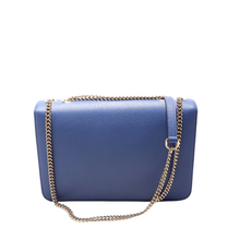 Load image into Gallery viewer, Gucci Interlocking GG Leather Shoulder Bag Blue
