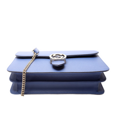 Load image into Gallery viewer, Gucci Interlocking GG Leather Shoulder Bag Blue
