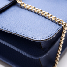 Load image into Gallery viewer, Gucci Interlocking GG Leather Shoulder Bag Blue
