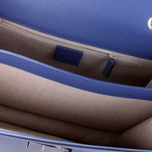 Load image into Gallery viewer, Gucci Interlocking GG Leather Shoulder Bag Blue
