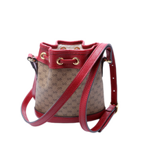 Load image into Gallery viewer, Gucci Doraemon Mini GG Supreme Monogram Bucket Bag Brown
