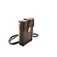 Load image into Gallery viewer, Louis Vuitton Pochette Trunks Vertical Monogram Shoulder Bag Brown
