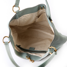 Load image into Gallery viewer, Gucci GG Twill Large Hobo Bag Light Blue
