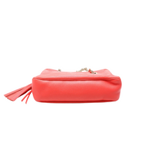 Load image into Gallery viewer, Gucci Soho Chain Leather Shoulder Bag Coral Pink
