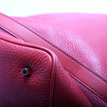 Load image into Gallery viewer, Burberry Canterbury Leather Small Hobo Bag Red
