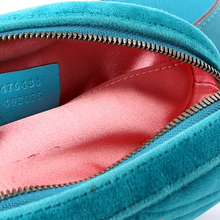 Load image into Gallery viewer, Gucci Marmont Velvet Belt Bag Teal
