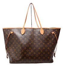 Load image into Gallery viewer, Louis Vuitton Neverfull GM Monogram Canvas Shoulder Bag Brown
