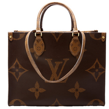 Load image into Gallery viewer, Louis Vuitton ONTHEGO MM Tote in Reverse Monogram Canvas
