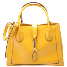 Load image into Gallery viewer, Gucci Jackie 1961 Leather Medium Tote Bag Yellow
