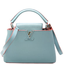 Load image into Gallery viewer, Louis Vuitton Capucines BB Taurillon Shoulder Bag Blue
