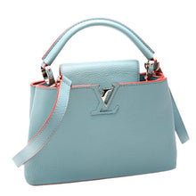 Load image into Gallery viewer, Louis Vuitton Capucines BB Taurillon Shoulder Bag Blue
