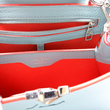 Load image into Gallery viewer, Louis Vuitton Capucines BB Taurillon Shoulder Bag Blue
