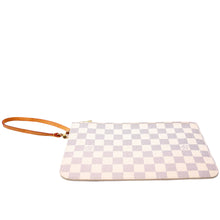 Load image into Gallery viewer, Louis Vuitton Pochette Only Neverfull Damier Azur Clutch White
