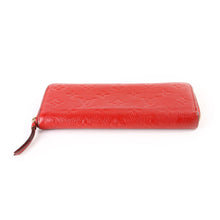 Load image into Gallery viewer, Louis Vuitton Clemence Monogram Empreinte Leather Wallet Red
