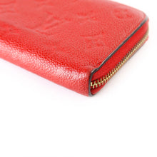 Load image into Gallery viewer, Louis Vuitton Clemence Monogram Empreinte Leather Wallet Red
