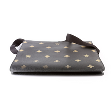 Load image into Gallery viewer, Gucci Bee Star Leather Messenger Bag Black
