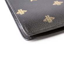 Load image into Gallery viewer, Gucci Bee Star Leather Messenger Bag Black
