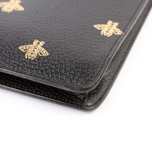 Load image into Gallery viewer, Gucci Bee Star Leather Messenger Bag Black
