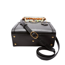 Load image into Gallery viewer, Gucci Diana Leather Mini Tote Bag Black
