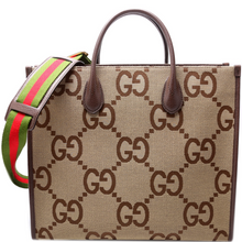 Load image into Gallery viewer, Gucci Jumbo GG Canvas Tote Bag Beige
